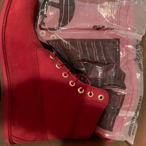 Red Timberland Boots